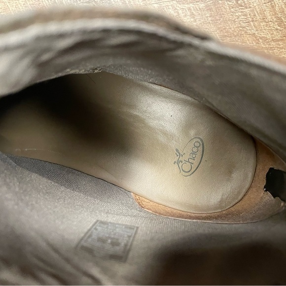 Chaco Women's Fossil Tassel Back Zip Ankle Boots Size 8 Brown - Picture 5 of 12